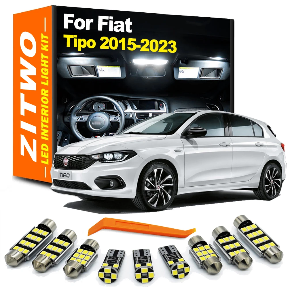 Kit de bombillas LED interiores ZITWO para Fiat Tipo (2015-2023)