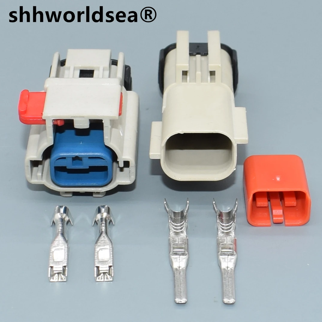 Shhworldsea-enchufe de faro eléctrico de 2 pines, conector automotriz impermeable 54200210 54200206 para Benz Chrysler - imagen 3