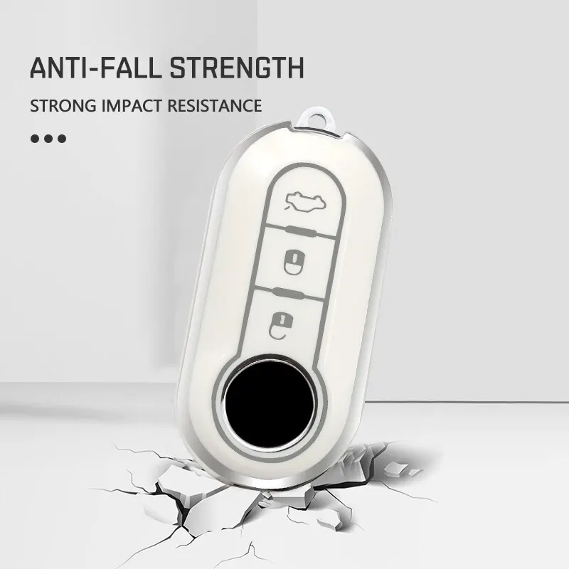 Funda TPU para llave Fiat 500, Panda, Ducato y Lancia llavero - imagen 4