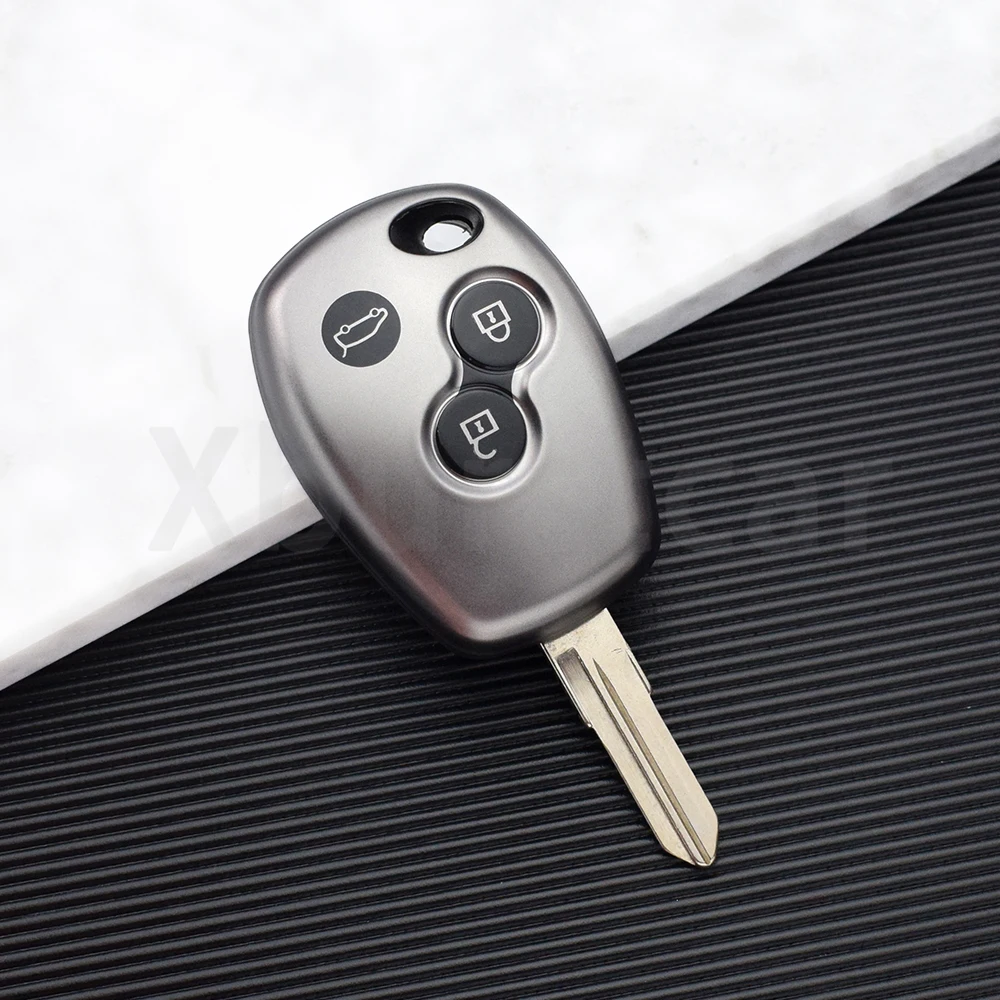 Funda para llave Renault-Dacia de 2/3 botones en TPU gris - imagen 4