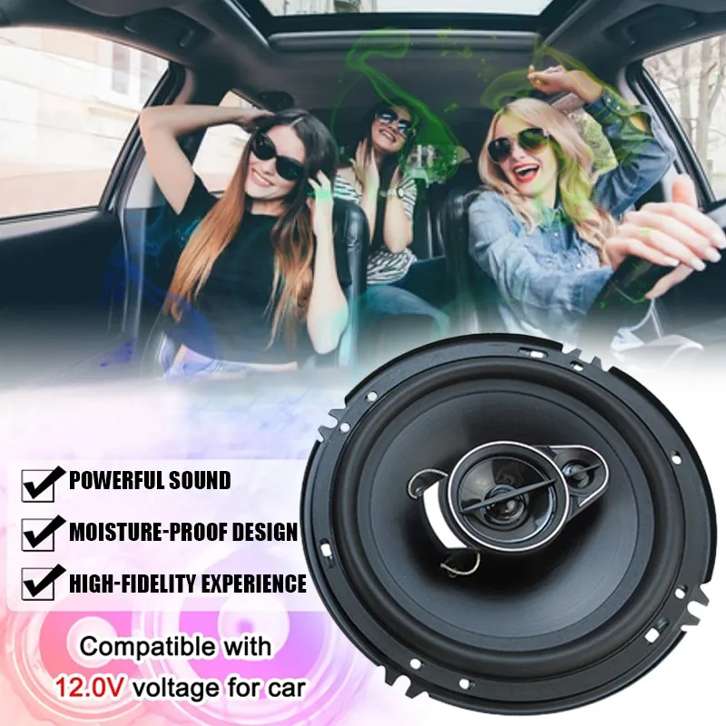 Altavoces coaxiales de 3 vías para coche, de 4 a 6 pulgadas - imagen 4