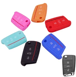 Funda silicona mando VW Golf 7 Skoda Seat Ibiza León 2015-2019