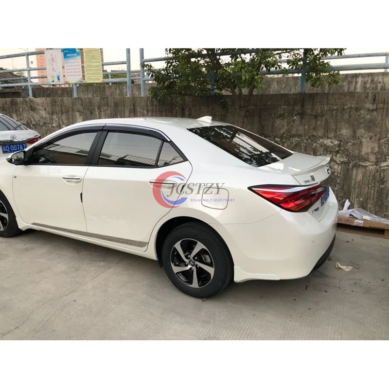 Alerón trasero ABS negro brillante para Toyota Corolla 2014-2018 - imagen 5