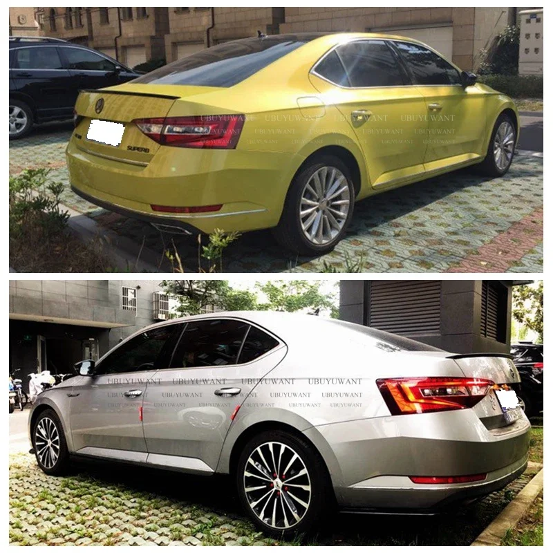 Alerón trasero exterior imprimación para Skoda Superb 2016-2019 - imagen 4
