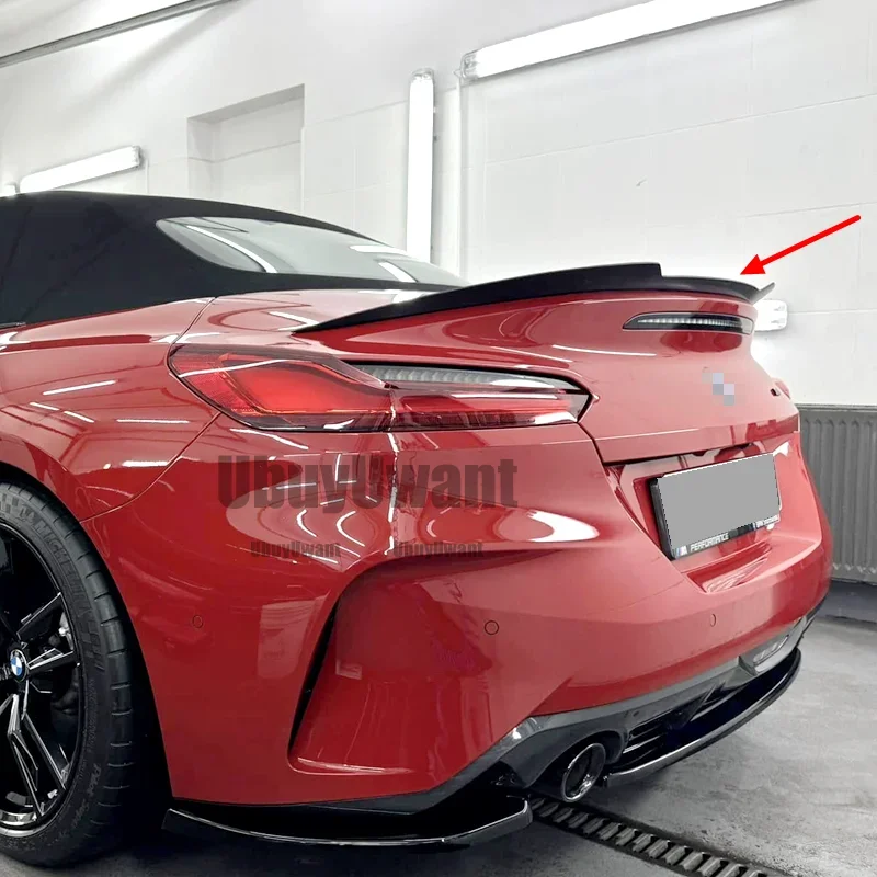 Alerón trasero V de fibra de carbono forjada para BMW Z4 G29