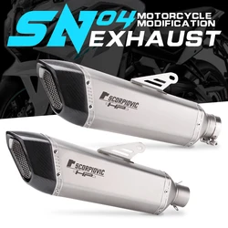 Tubo de escape modificado original para GSX750, Z900 y S1000RR