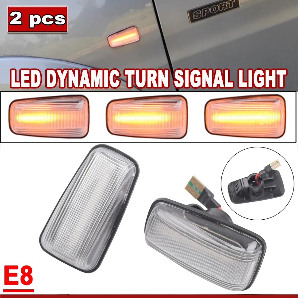 Luz LED lateral con intermitente dinámico