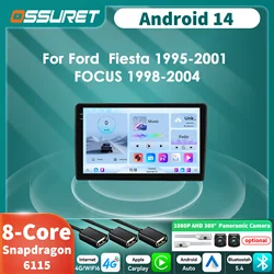 Radio multimedia con CarPlay y Android Auto para Ford Fiesta y Focus