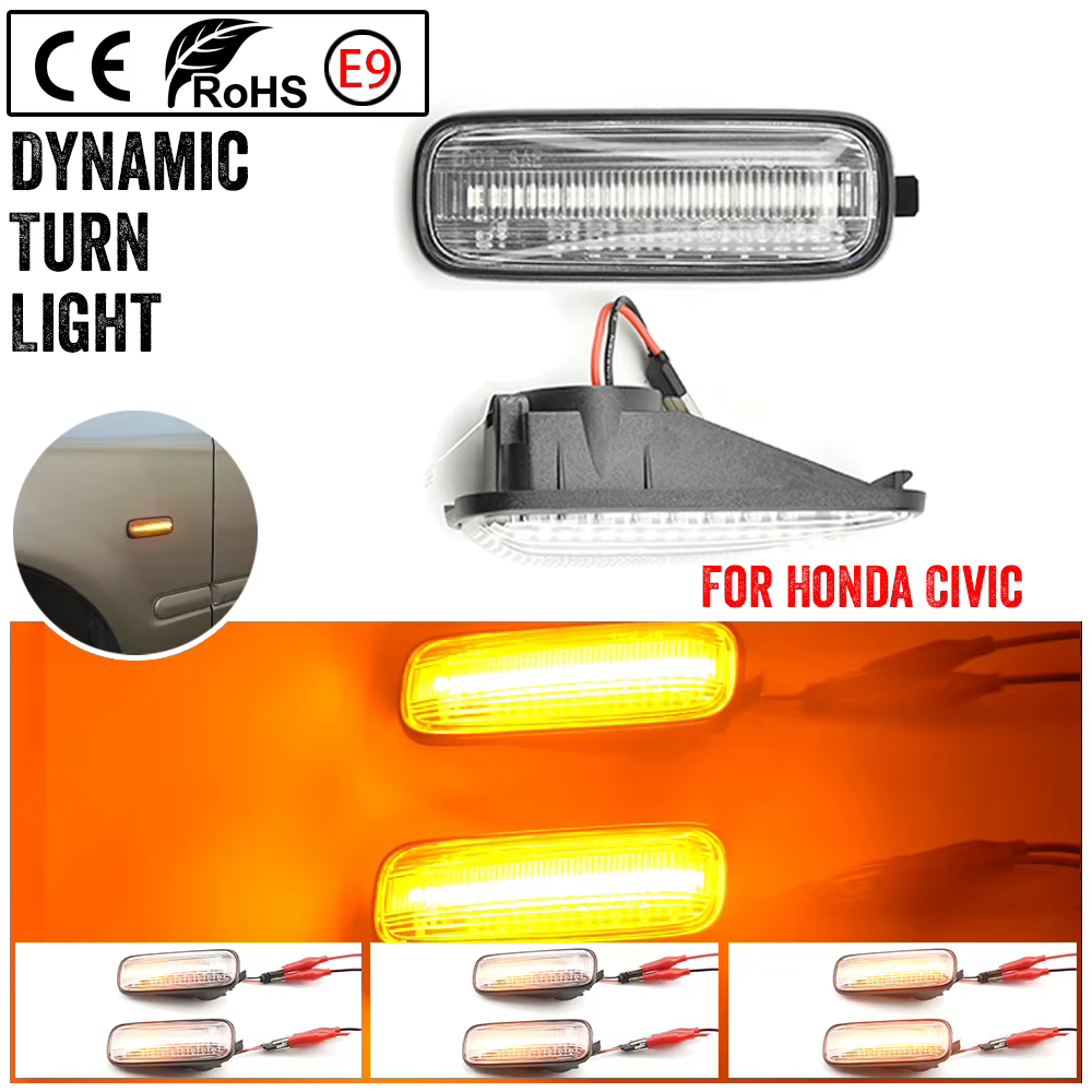 Intermitente lateral LED para Honda Accord, Civic, City, CR-V y Jazz - imagen 3