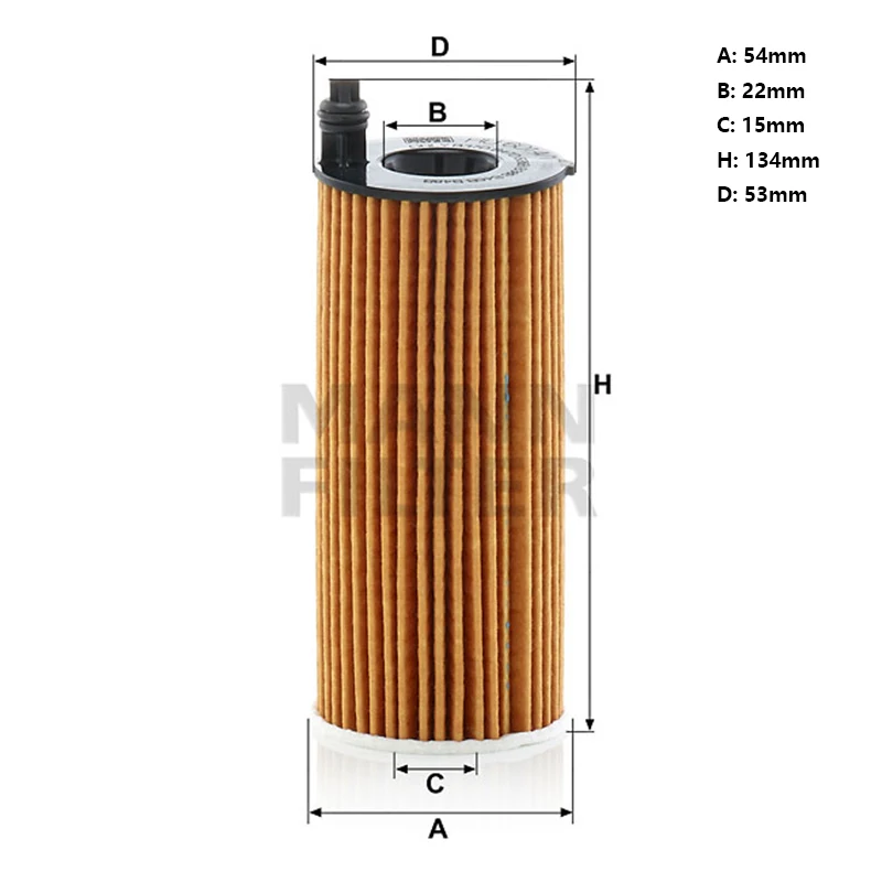 MANN-FILTER HU6014/1z Filtro de aceite BMW – OEM 11428575211 - imagen 2