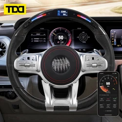 Volante de fibra de carbono con LED para Mercedes-AMG 2020 tuning