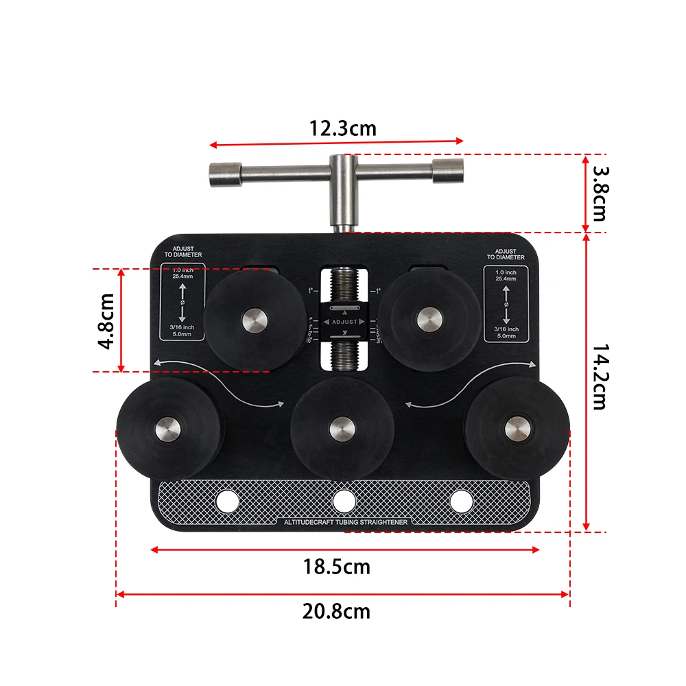 Plantilla para tubos de combustible de aluminio y cobre, 3/16–1" - imagen 2