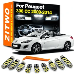 Kit de luces LED interiores ZITWO para Peugeot 308 CC Cabrio