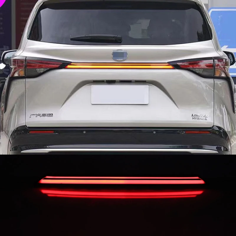 Piloto trasero LED de 3 funciones para Toyota Sienna 2021-2023