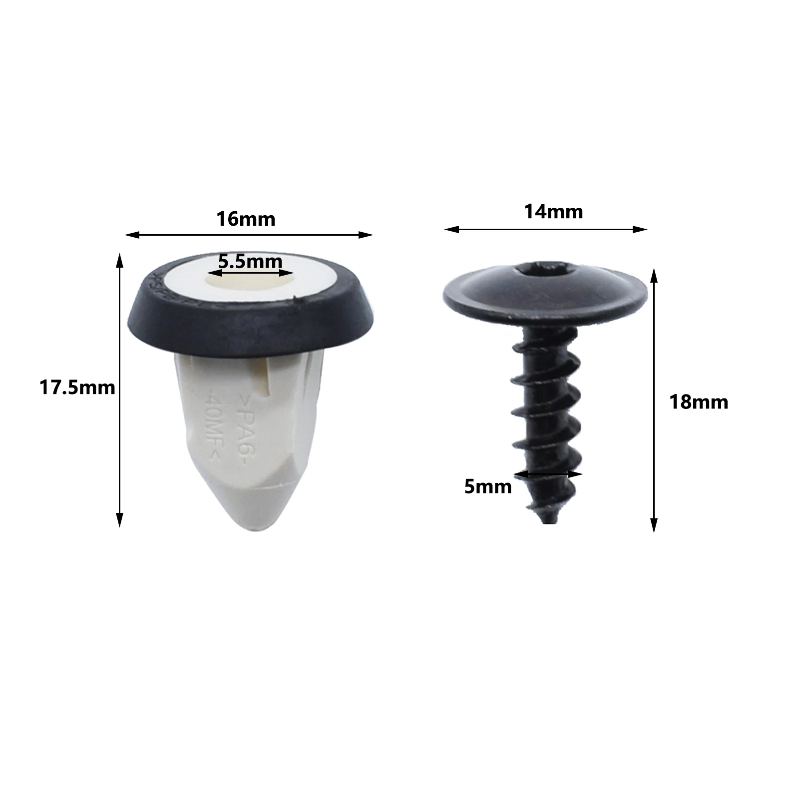 Tornillos Torx para clips de parachoques – VW Golf 6 y Polo - imagen 2