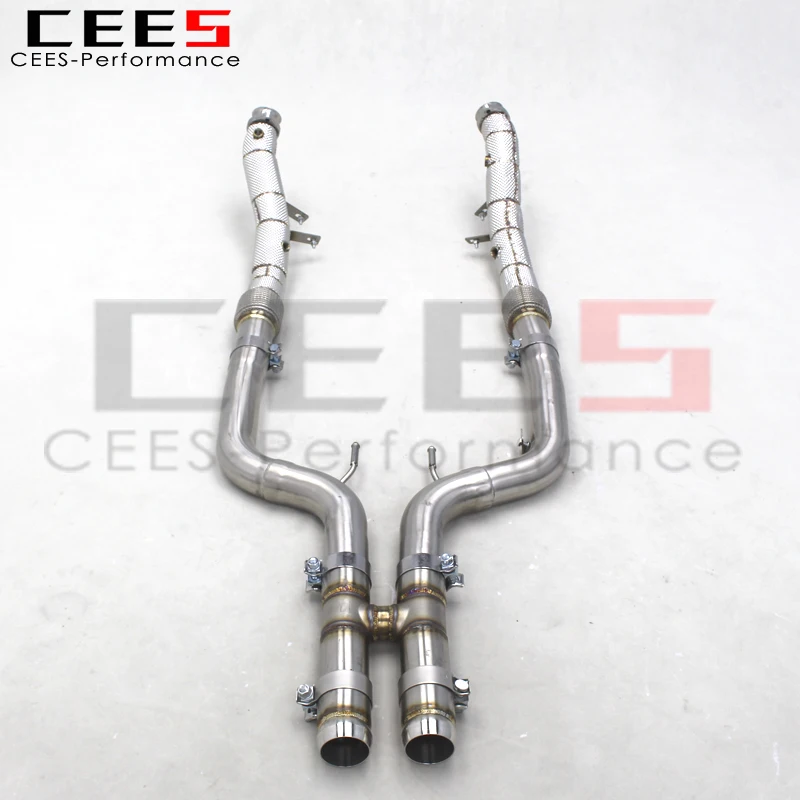 CEES Sport Bajante de escape Mercedes S500/S550 con protector térmico - imagen 3