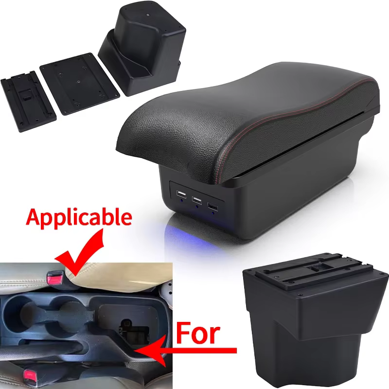 Reposabrazos central con almacenamiento para Kia Rio 2012-2019 - imagen 2