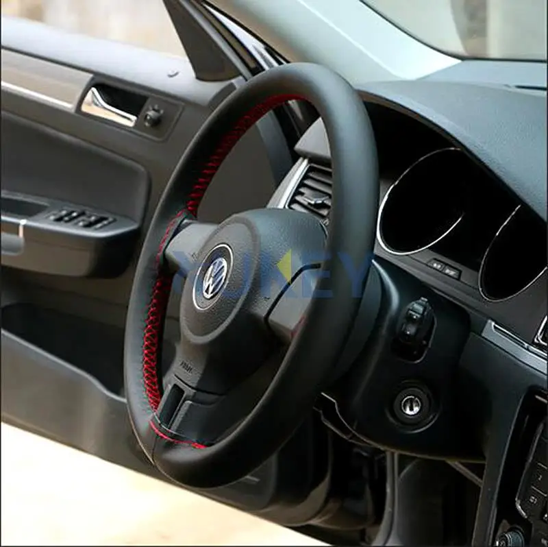 Cubierta de cuero para volante 15 pulgadas – Focus II/III, Kia Rio - imagen 4