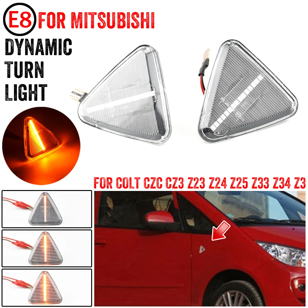 Intermitente dinámico LED guardabarros Mitsubishi Colt CZC 2004-2012