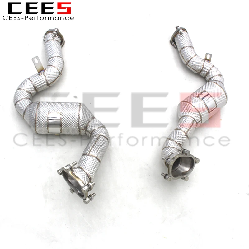 Cees downpipe catalizado de alto flujo para Audi RS6 C7 4.0 T - imagen 2