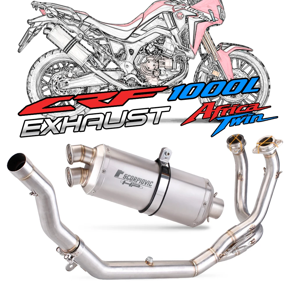 Sistema de escape completo Honda CRF1000L Africa Twin 2016-2019 - imagen 2