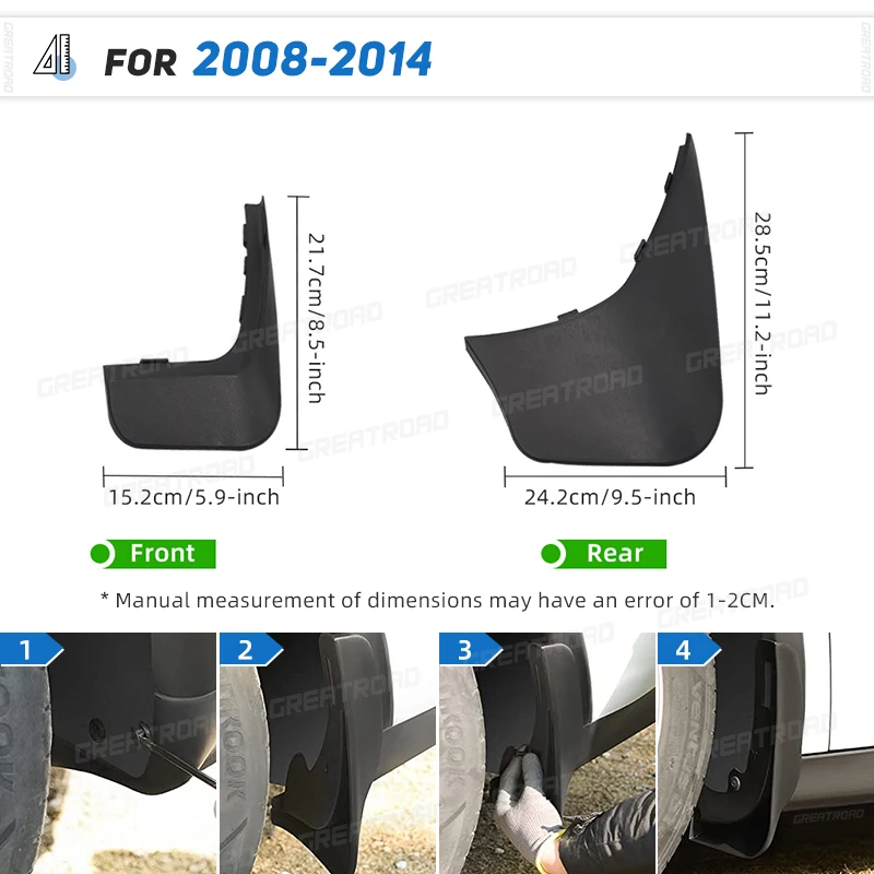 Protector salpicaduras Mercedes Clase A W176 2013-2018 - imagen 2