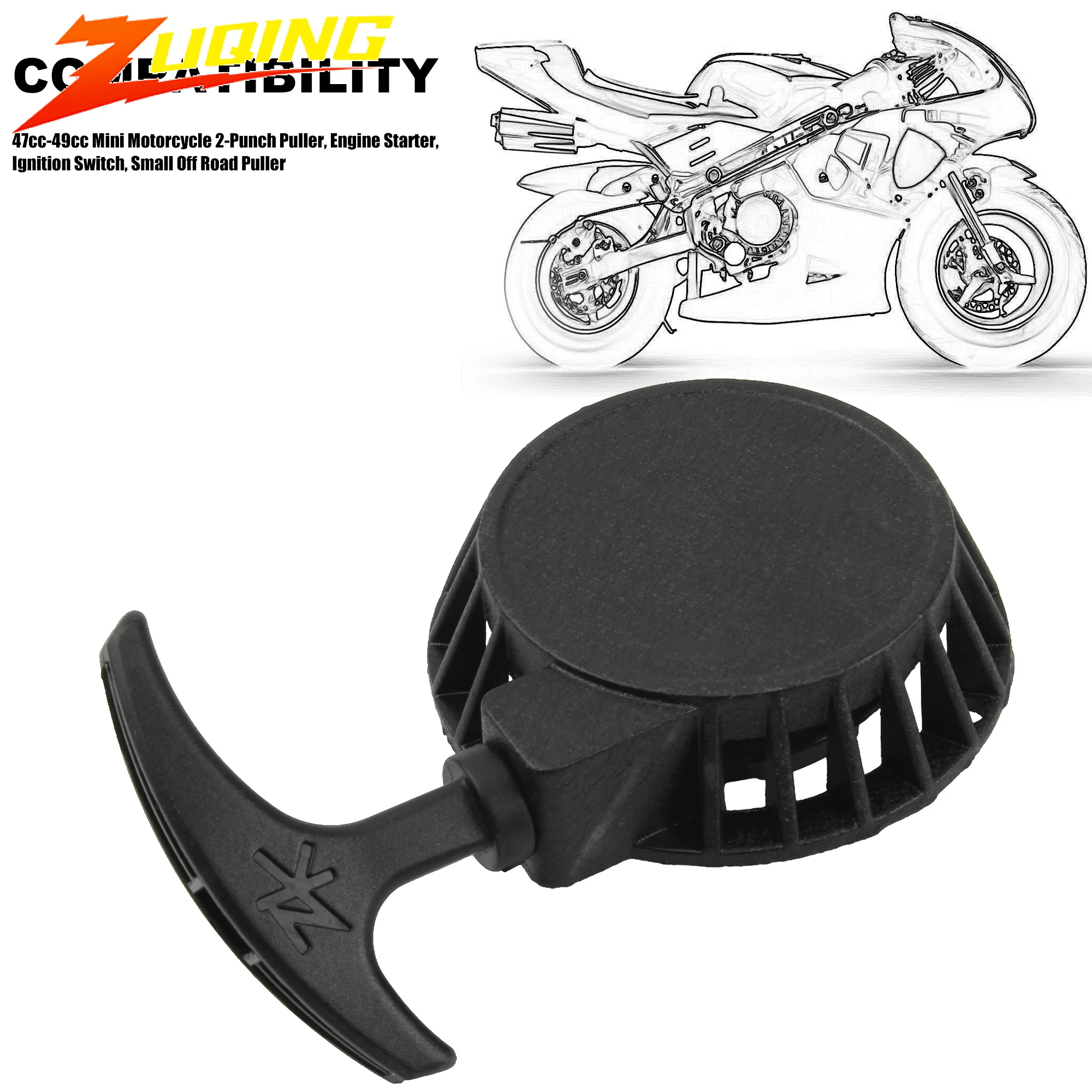 Kit tira arranque aluminio 2T Quad 47-49cc