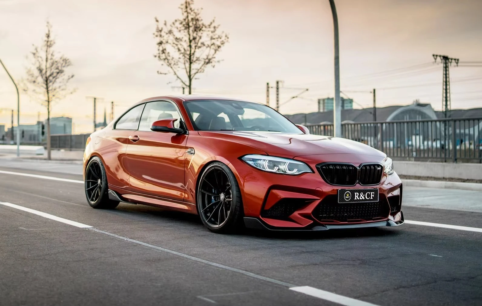 Splitter delantero estilo CS en carbono para BMW M2 Competition - imagen 2