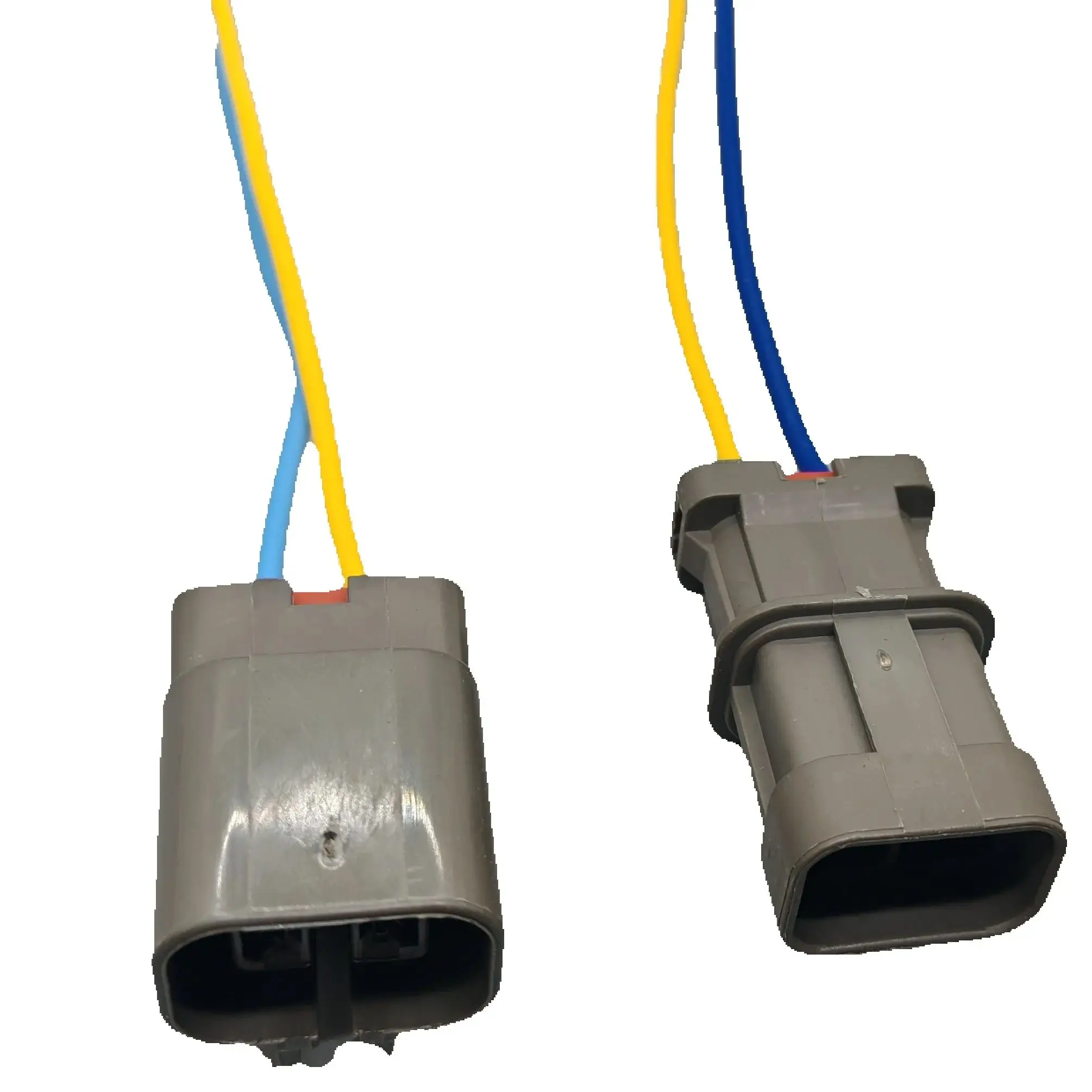 Conector eléctrico 2 pines 6,3mm macho hembra para coche - imagen 2