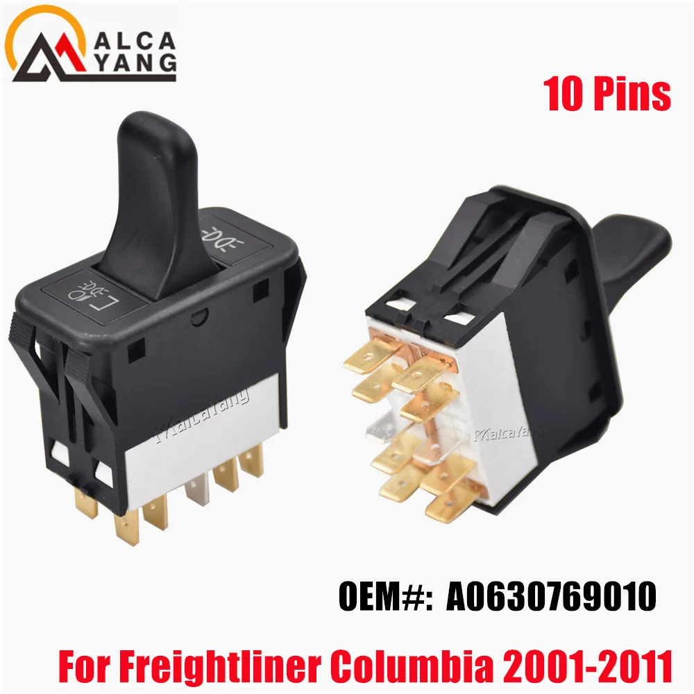 Perilla del interruptor de luces – Freightliner Columbia 2001-2011
