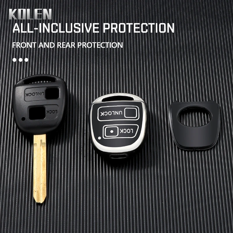 Funda TPU llave Toyota RAV4 Corolla - Carcasa Fob protección coche - imagen 5