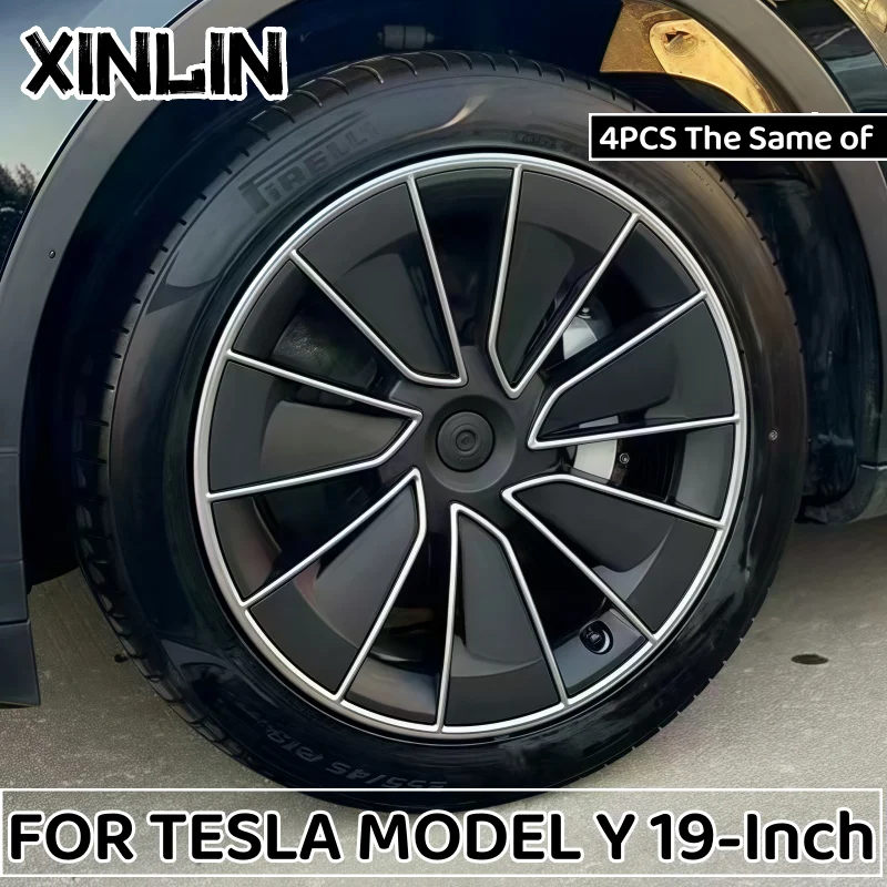 Tapacubos aerodinámicos de 19 pulgadas para Tesla Model Y 2018-2024