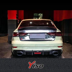 Cubierta trasera de fibra de carbono para Audi S3/RS3