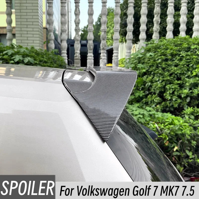 Alerón de techo ABS efecto carbono para Volkswagen Golf 7/7.5