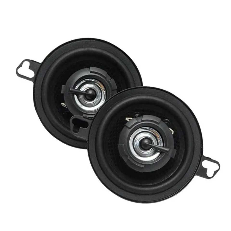 Altavoz coche coaxial 3,5 pulgadas agudos medios y bajos – universal