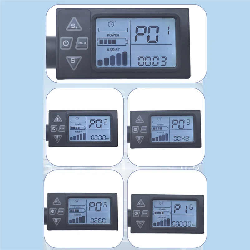Pantalla LCD 861-SM para bicicleta eléctrica y patinete, 24-60 V - imagen 5