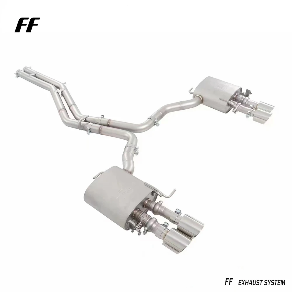 Escape Catback de acero inoxidable de alta calidad para silenciador Audi S6 S7 C8 con válvula variable - imagen 2