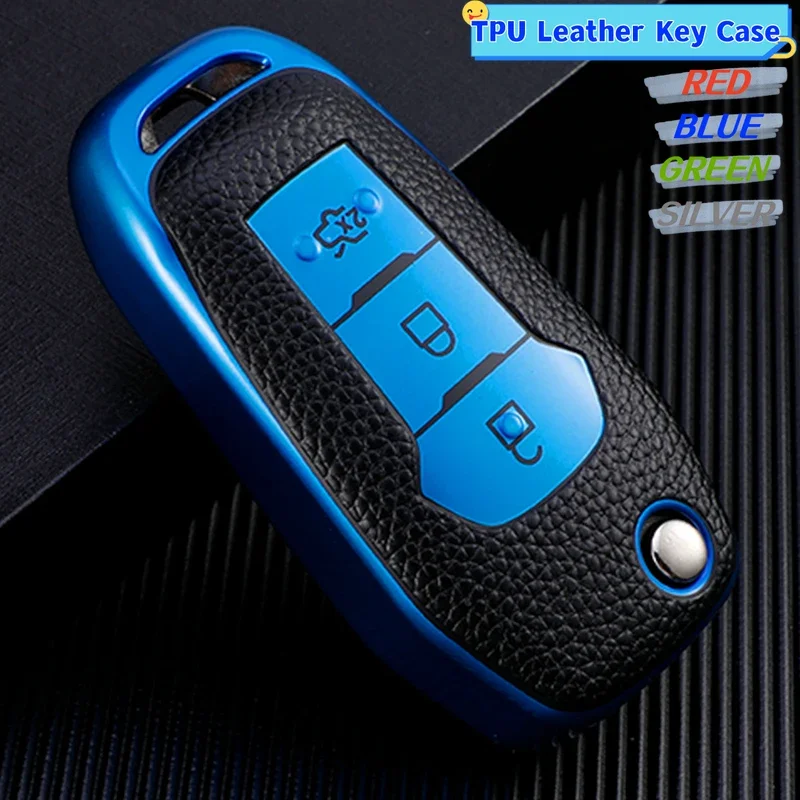 Funda de cuero TPU para llave Ford Fusion, Fiesta, Mondeo, Kuga, Ranger - imagen 5