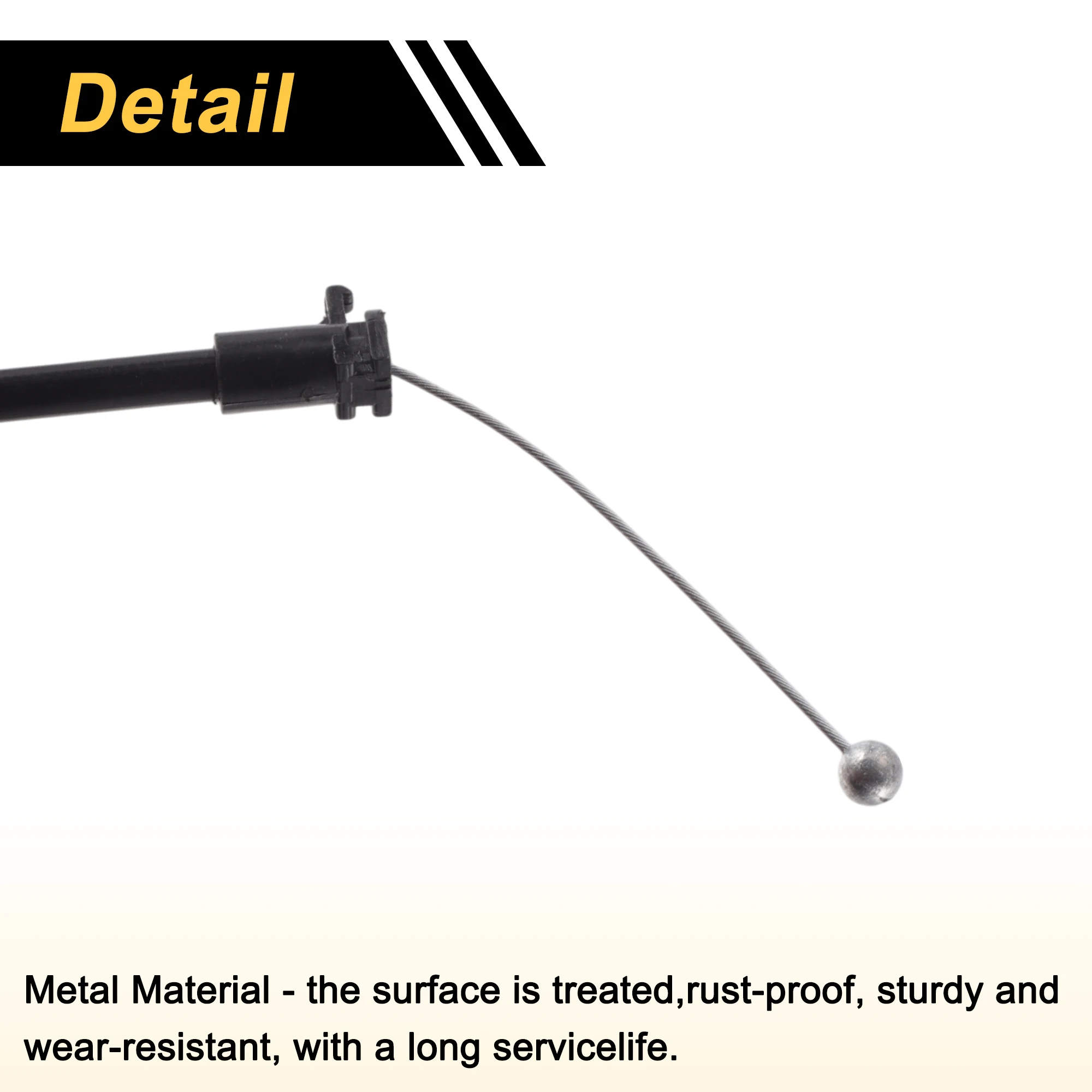 UXCELL 4M0823531B Cable de apertura del capó – Audi Q7 2017-2023 - imagen 4