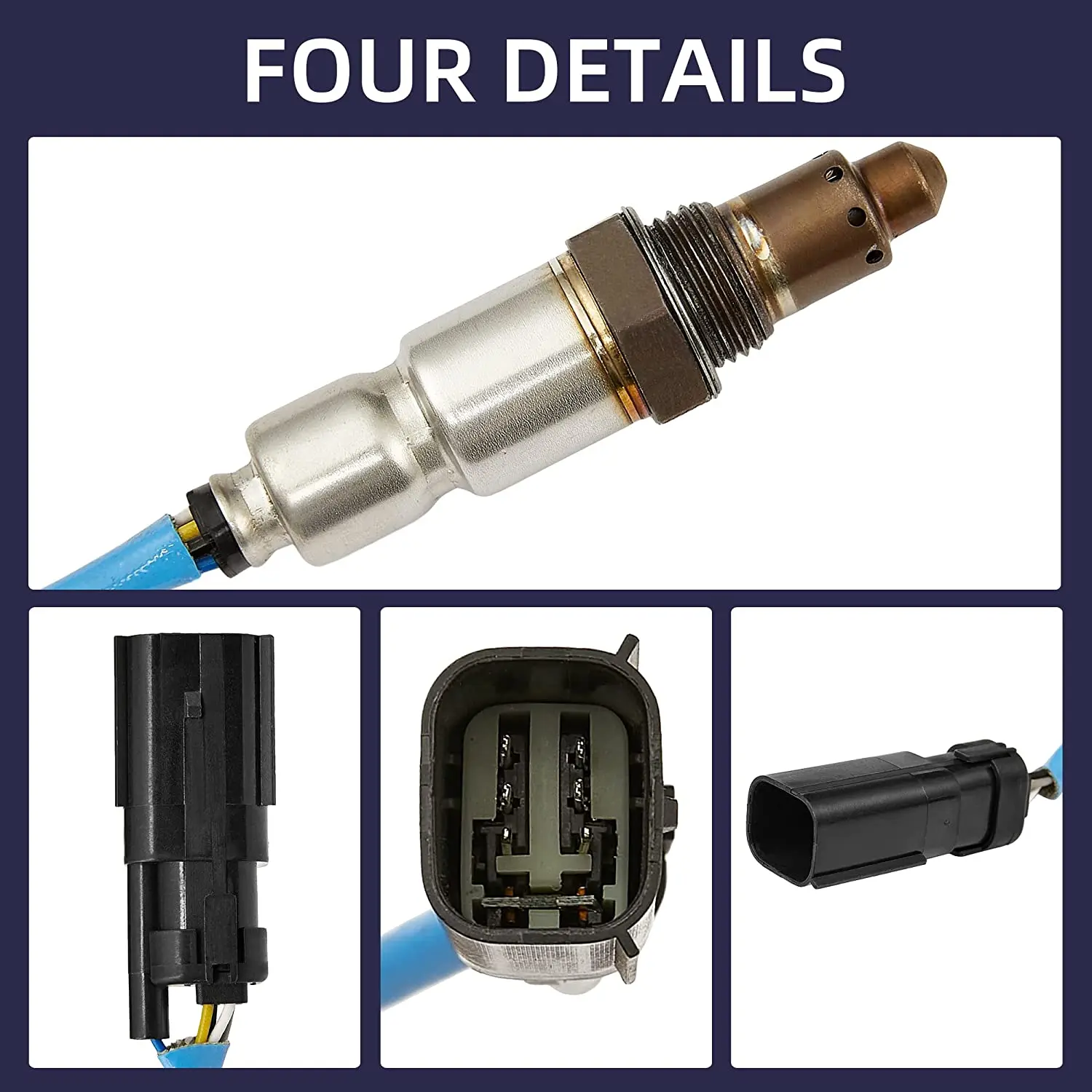Sonda lambda 5 cables BL3Z-9F472-A Ford Explorer Taurus Mustang Edge - imagen 4