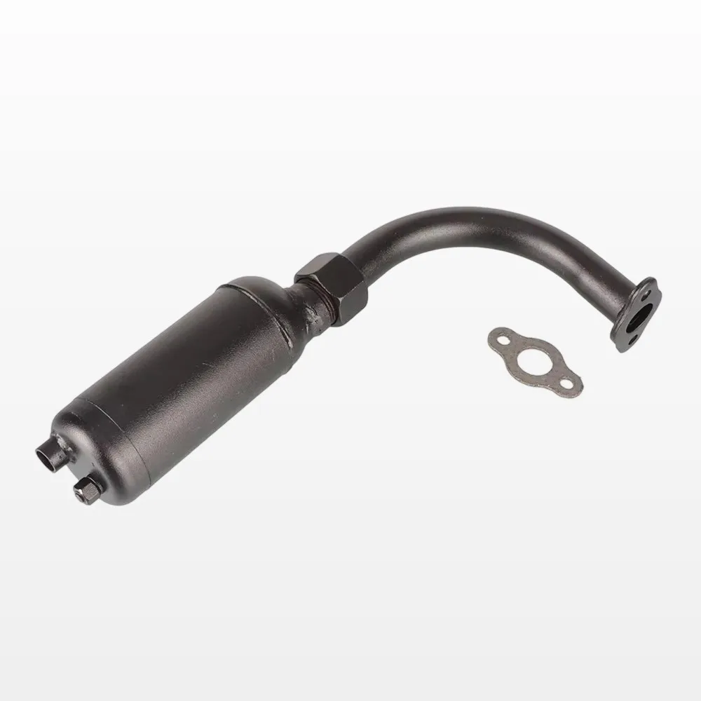 Tubo de escape con silenciador para minimoto y kart de 49-100 cc - imagen 2