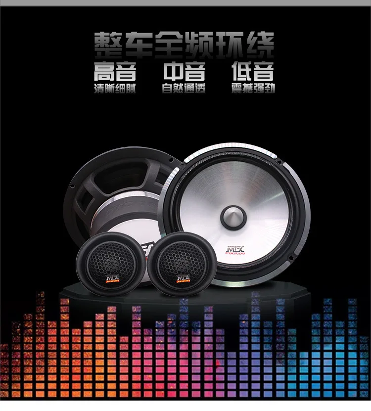 Altavoz visto desde角度 lateral mostrando el perfil