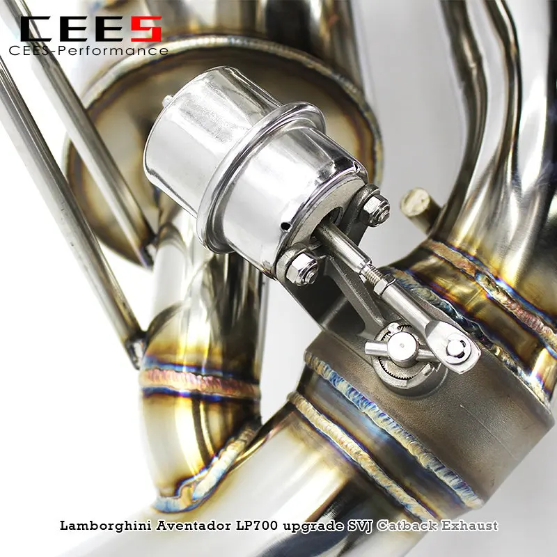 Escape catback CEES Lamborghini Aventador LP700 2011-2016 inox - imagen 4