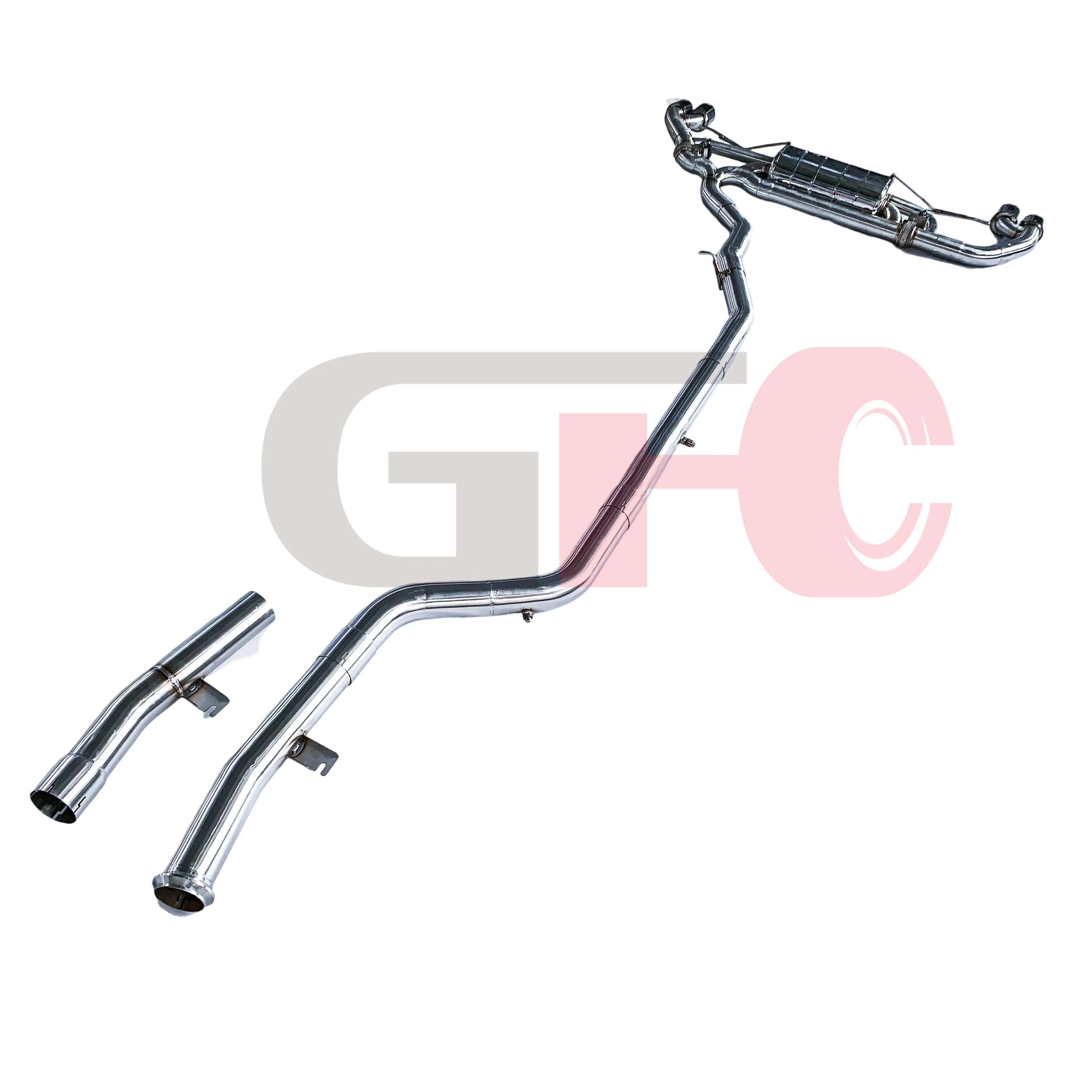 Sistema de escape Cat-back híbrido L con válvula para BMW X5 3.0T 2020 - imagen 5
