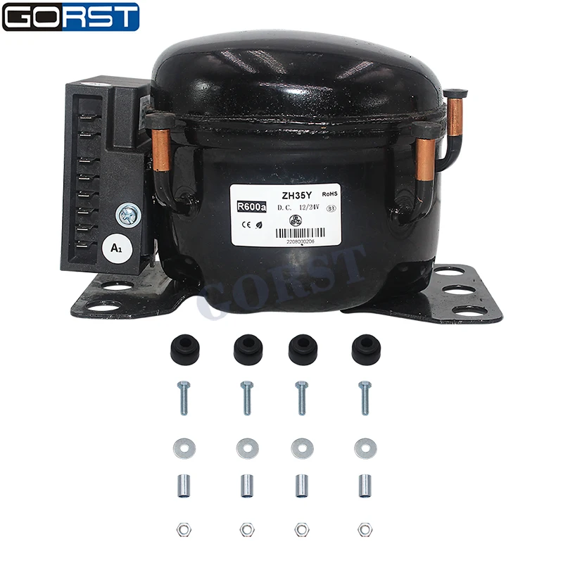 Compresor ZH35Y 12V/24V portátil para coche y barco R600a