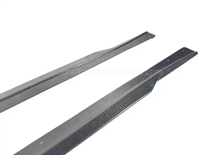 Faldones laterales de fibra de carbono BMW G87 M2 S58 estilo MP - imagen 4