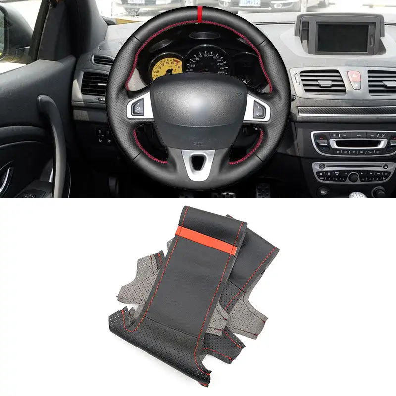 Funda cuero volante Renault Megane 3 Scenic 3 Kangoo 2