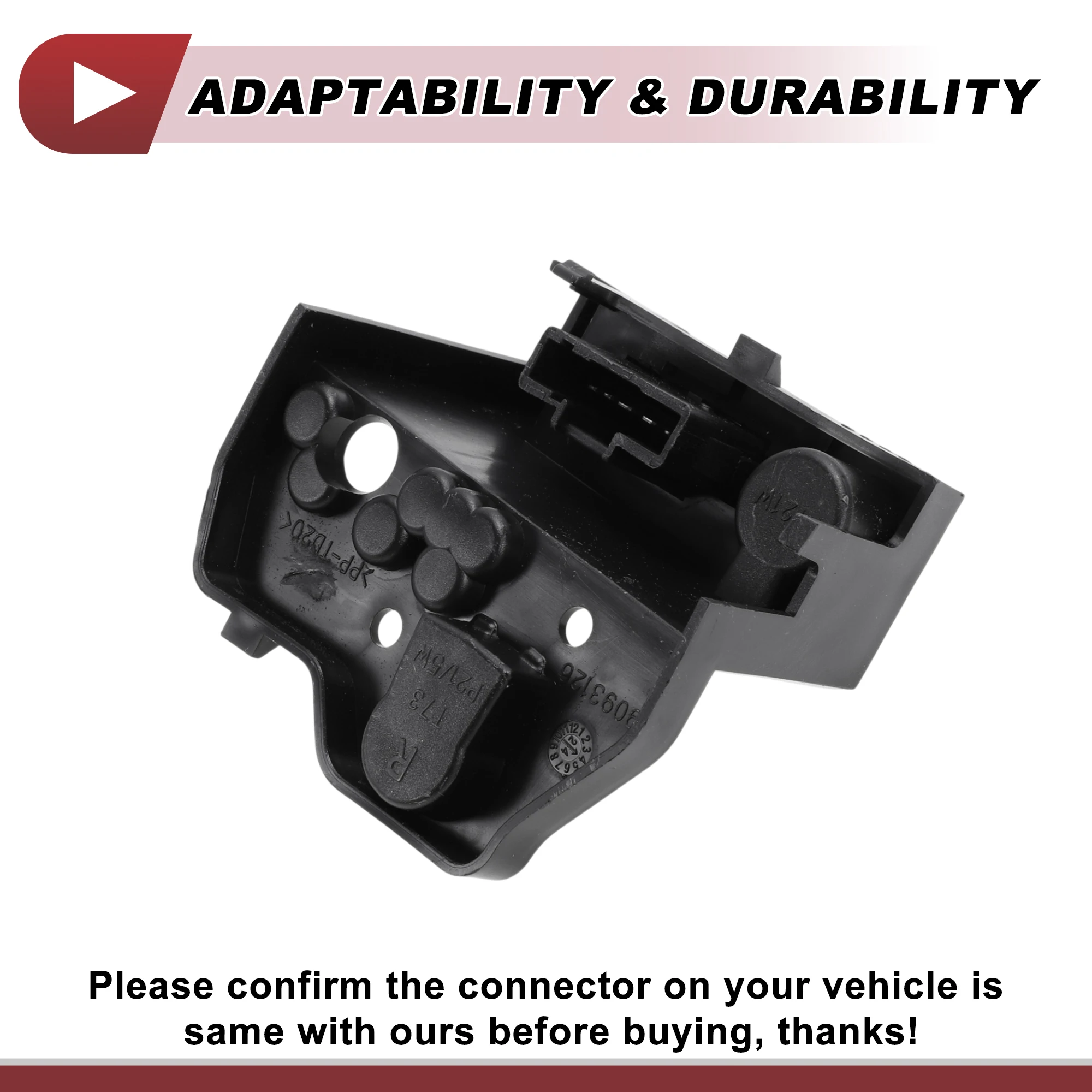 X Autohaux 1 pieza enchufe de luz trasera derecha para Peugeot 408 2010-2012 conector de bombilla de lámpara - imagen 5