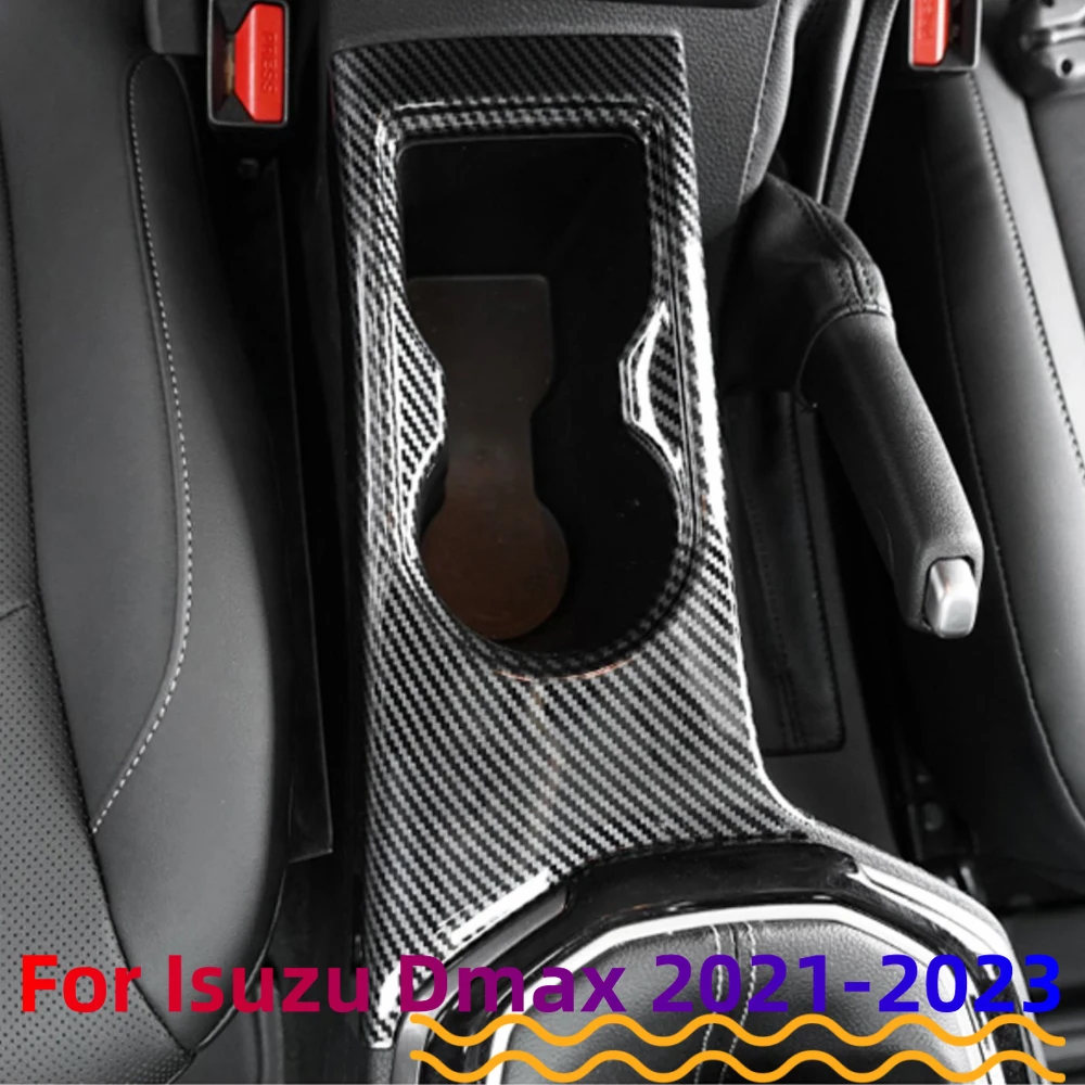 Cubierta adhesiva portavasos fibra de carbono para Isuzu D-Max - imagen 5