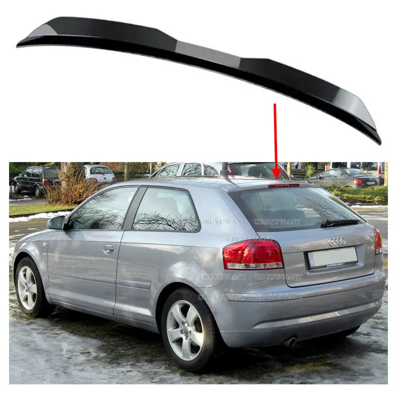 Alerón trasero extensión de labio Audi A3 8P FL 2003-2012 Hatchback